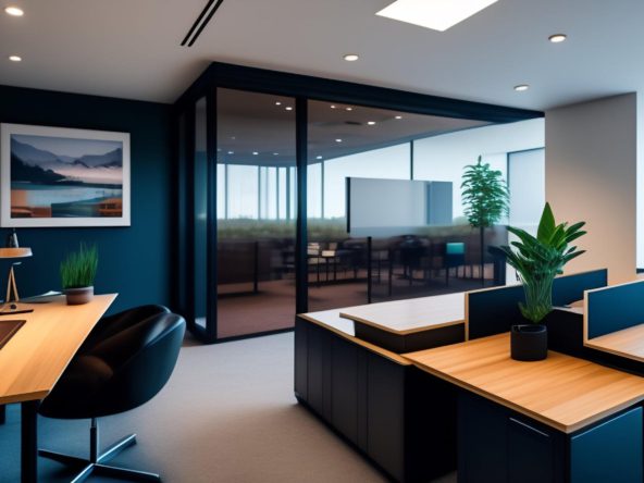 Office Space with Attached Washroom